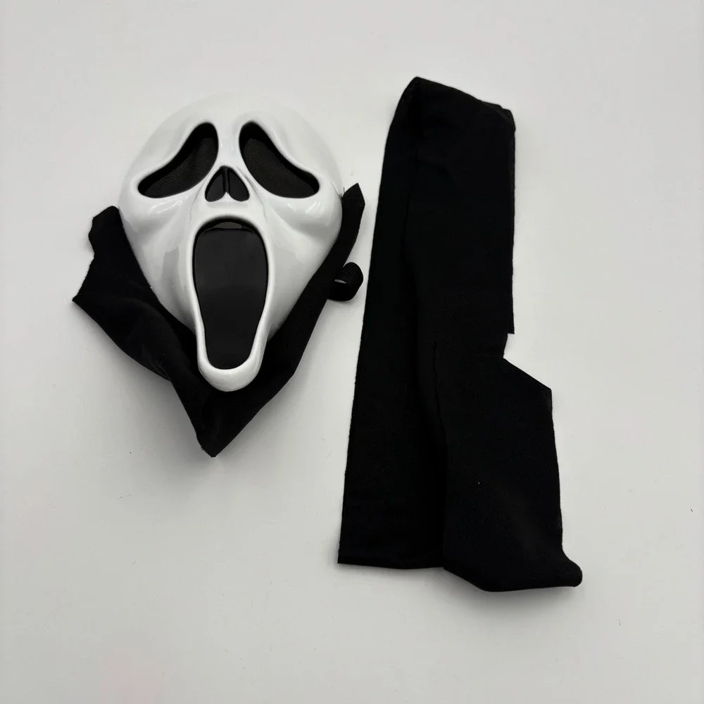 Ghostface Scream Mask Adult‎ OS White New Halloween Horror Costume Accessory